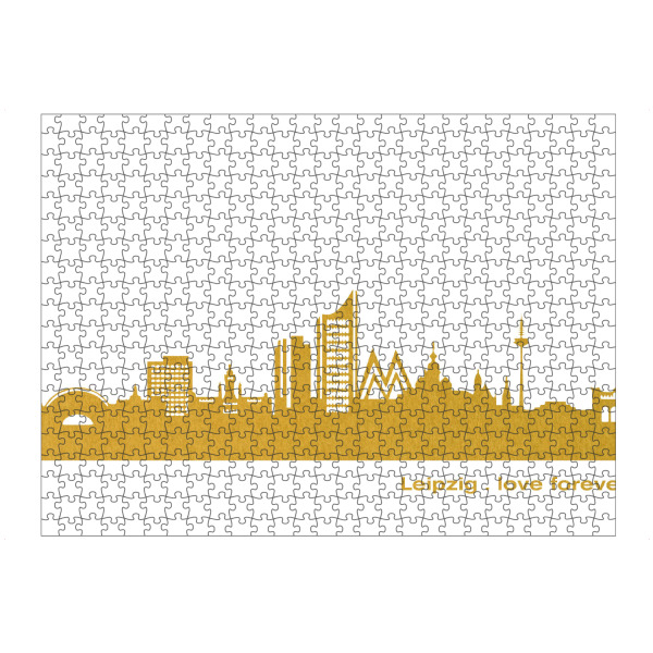 artboxONE Puzzle "LEIPZIG GOLD Druck" artboxONE - Städte,Reise,Städte / Weitere