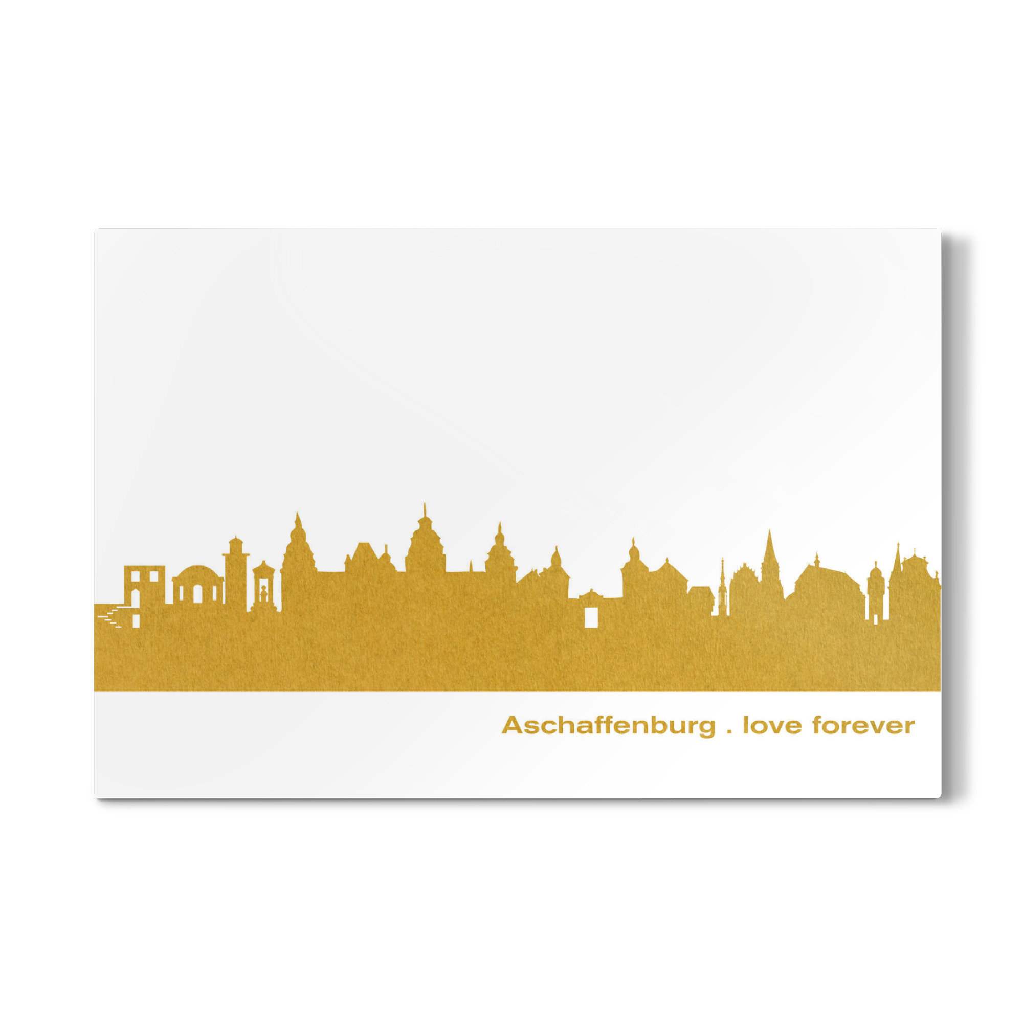 Galerie-Print "ASCHAFFENBURG GOLD Druck" 75x50 cm artboxONE