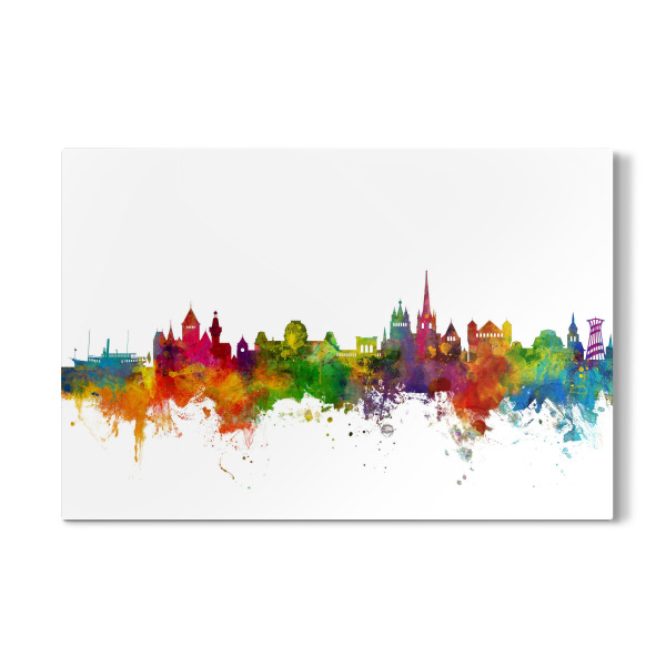 Galerie-Print "Lausanne Switzerland Skyline 2" 30x20 cm artboxONE