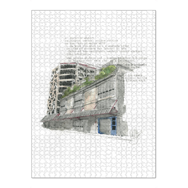 Puzzle Ravensburger "41 Victoria Street, Wellington" artboxONE - Architektur