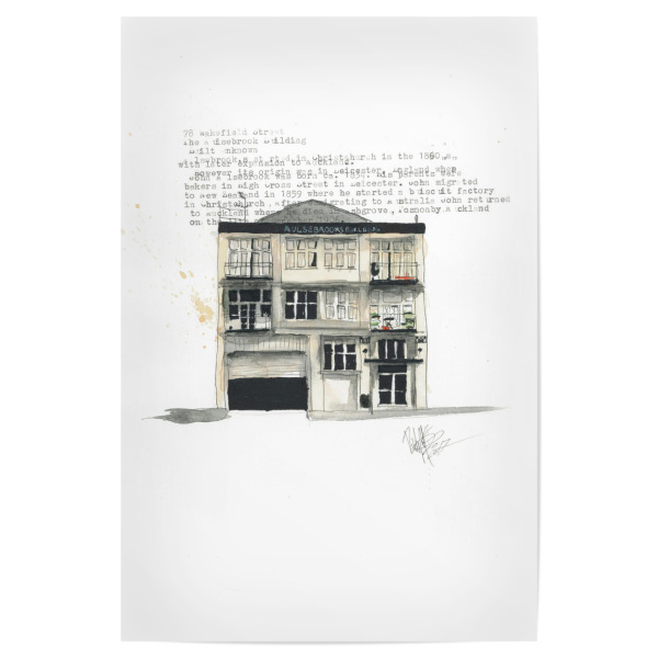 Poster "78 Wakefield, Wellington" artboxONE - Architektur,Reise / Länder,Städte / Weitere