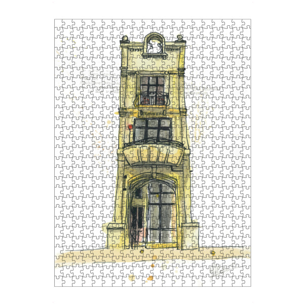 artboxONE Puzzle "Building Tales - 9a Tory St, Wellington, New Zealand" artboxONE - Städte,Architektur