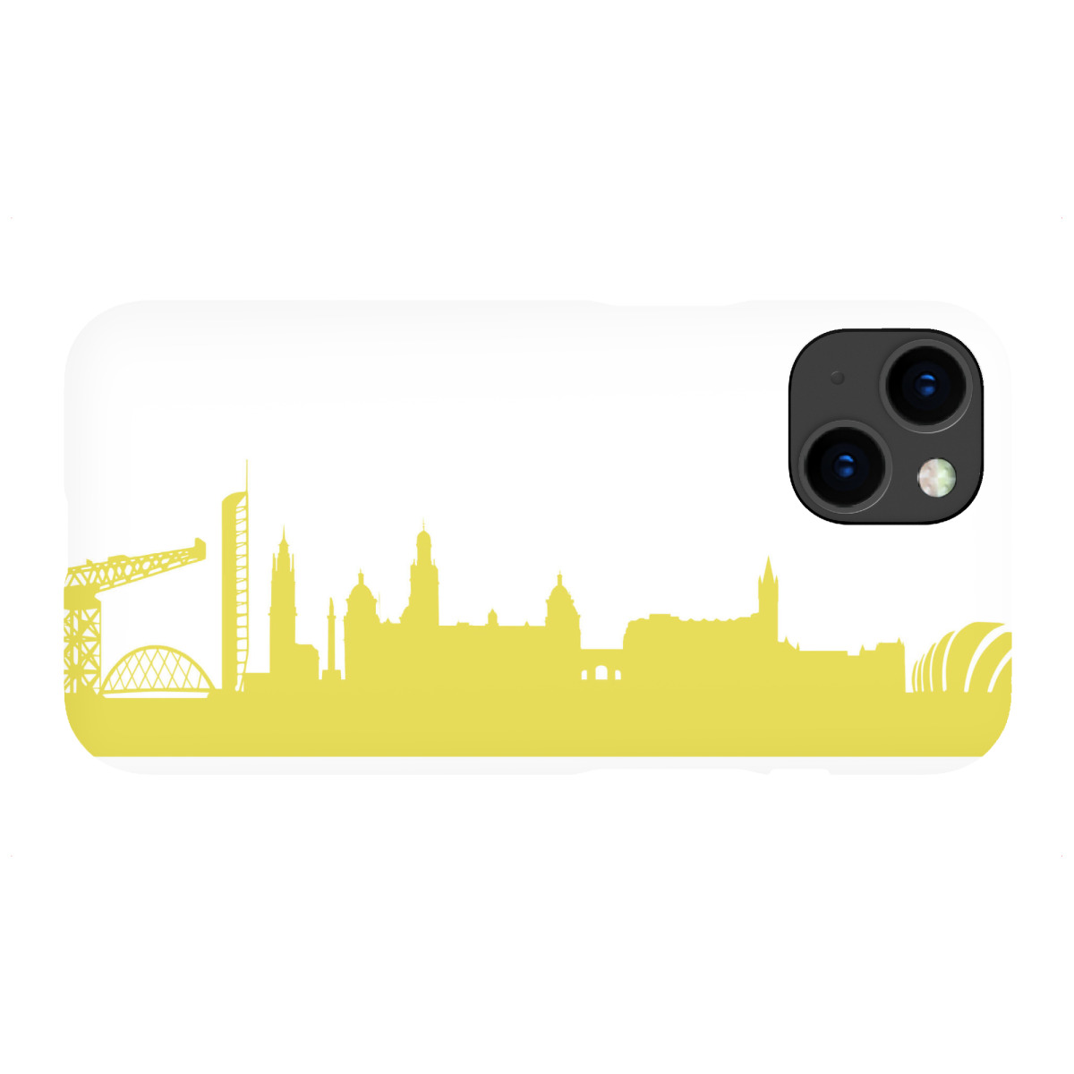"GLASGOW 06 Skyline Spring-Green"für iPhone - Premium-Case Handyhülle artboxONE