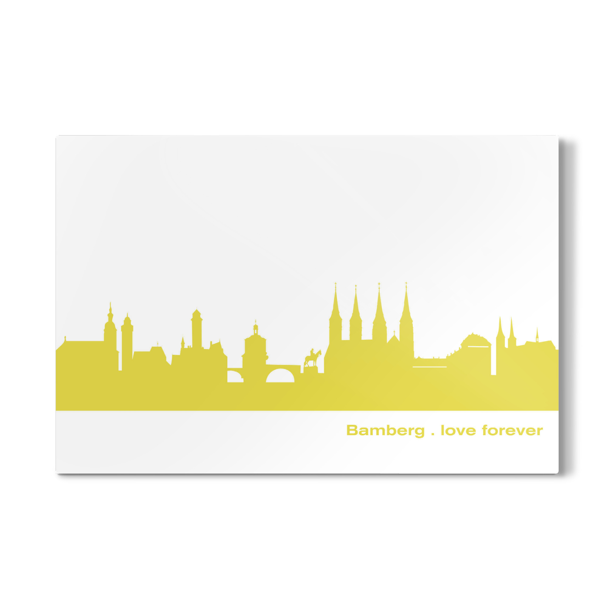 Galerie-Print "BAMBERG 06 Skyline Spring-Green" 30x20 cm artboxONE