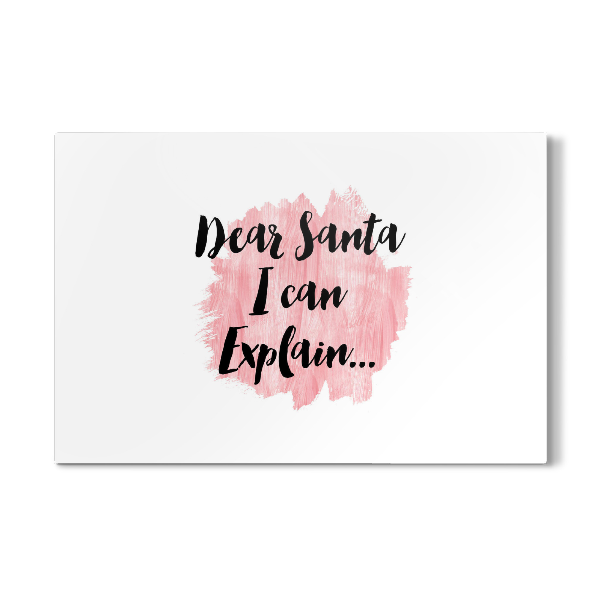 Galerie-Print "Dear Santa I can explain" 75x50 cm artboxONE