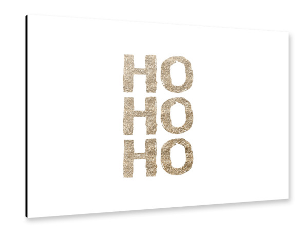 Alu-Dibond "HoHoHo 2" 30x20 cm artboxONE