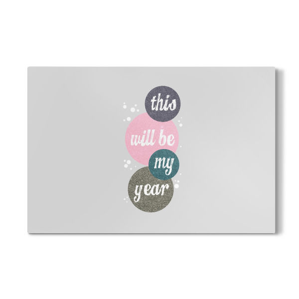 Galerie-Print "This will be my year" 30x20 cm artboxONE
