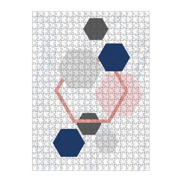 artboxONE Puzzle "Rose Gold Foil Marble" artboxONE - Abstrakt,Geometrie,Marmor