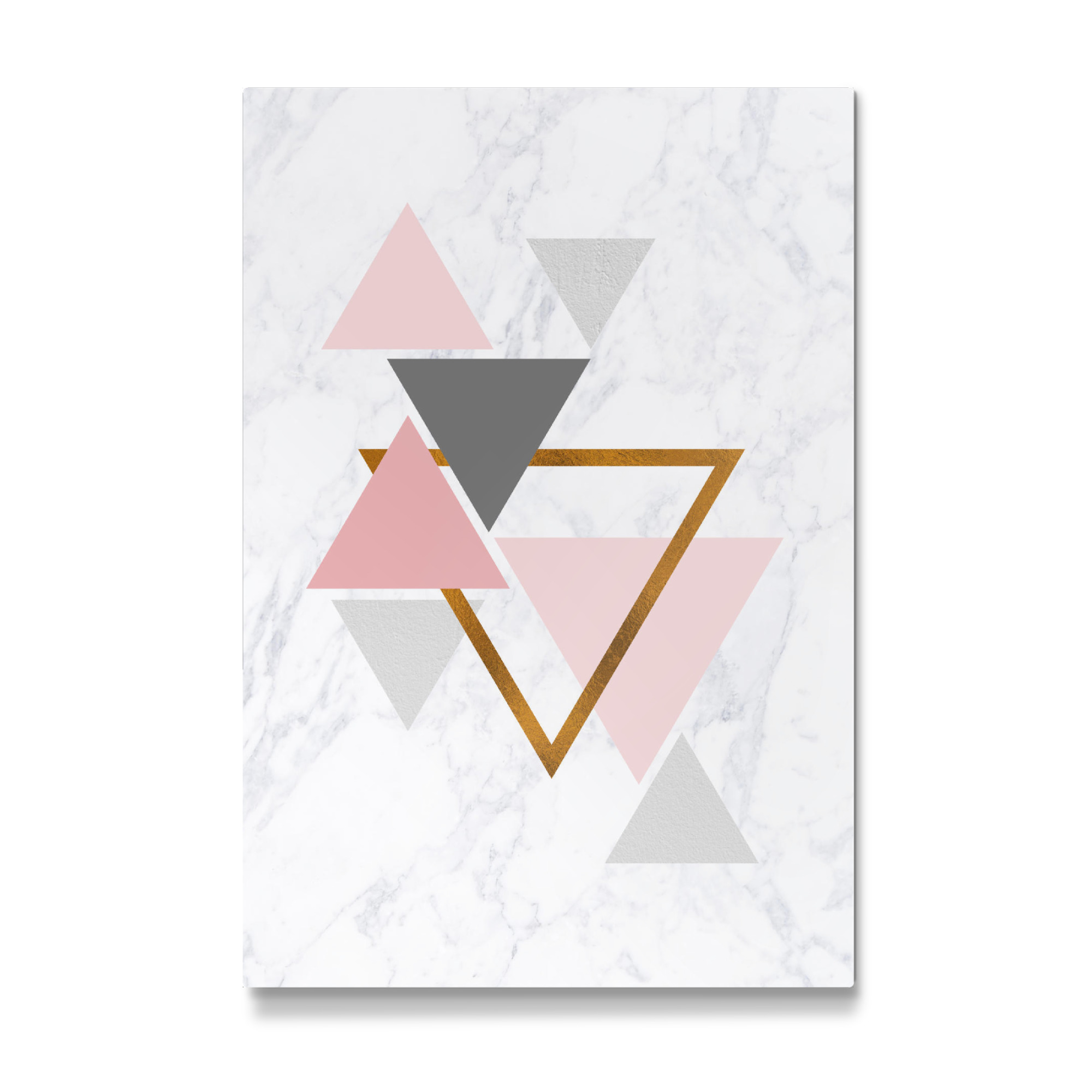 Galerie-Print "Bronze Foil Geometric 3" 75x50 cm artboxONE