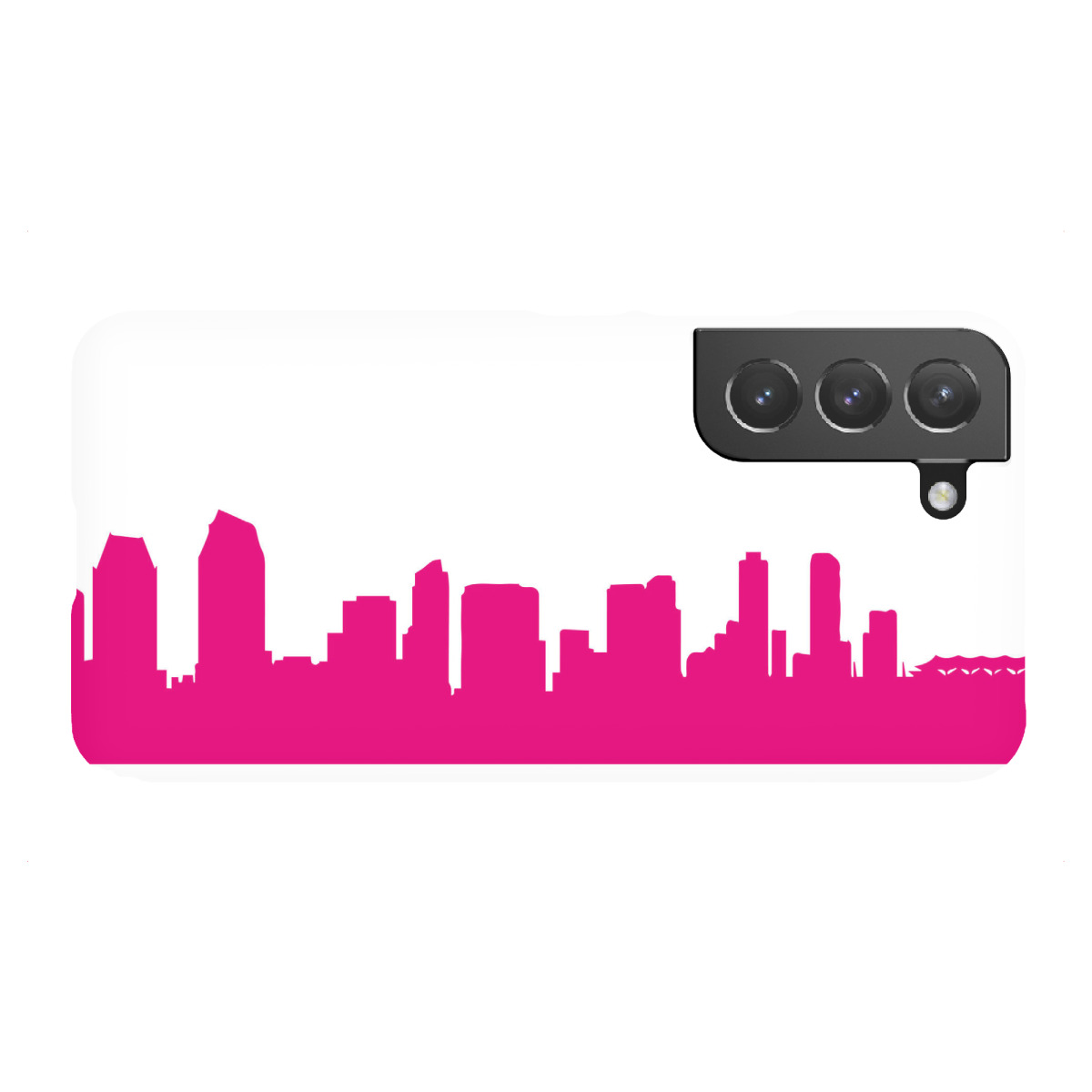 "SAN DIEGO 04 Pink Skyline Print"für Samsung Galaxy - Premium-Case Handyhülle artboxONE