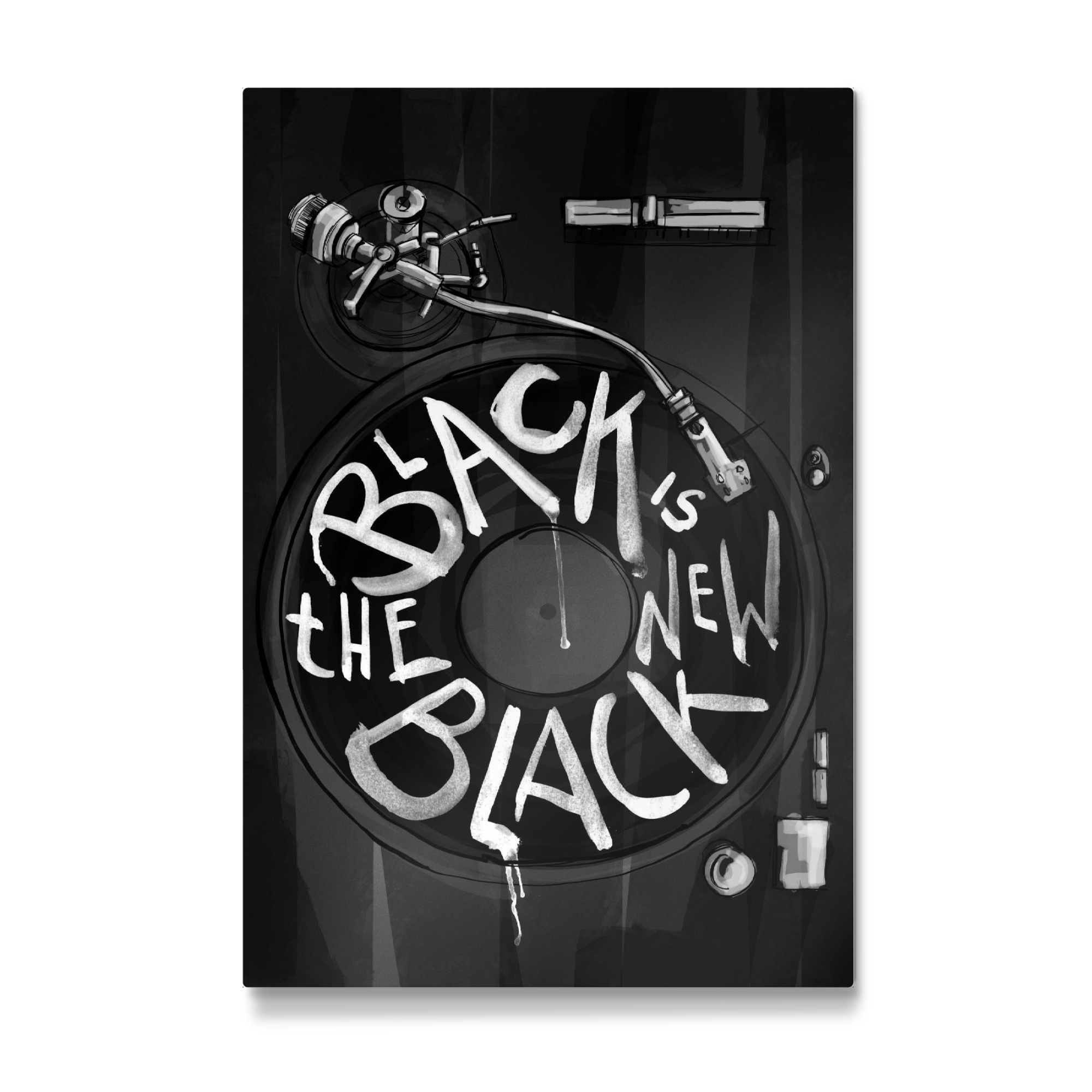 Galerie-Print "New Black" 75x50 cm artboxONE
