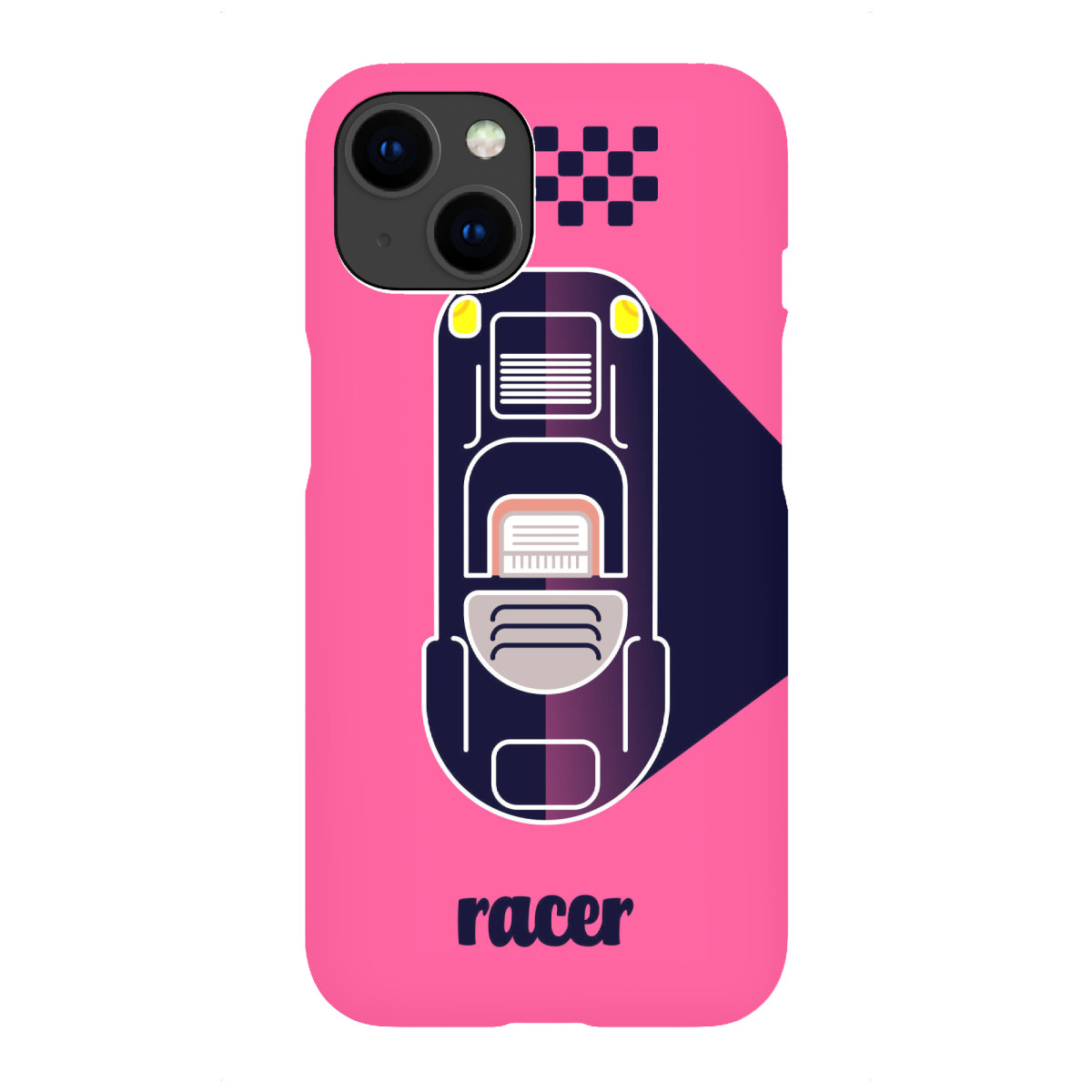 iPhone "Racer 08 (black)" Premium-Case Handyhülle artboxONE