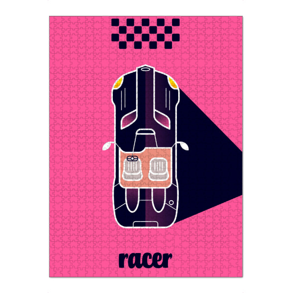 Puzzle Ravensburger "Racer 11 (Black)" artboxONE - Typografie,Reise,Sport / Motorsport,Geometrie,Automobile,Sport