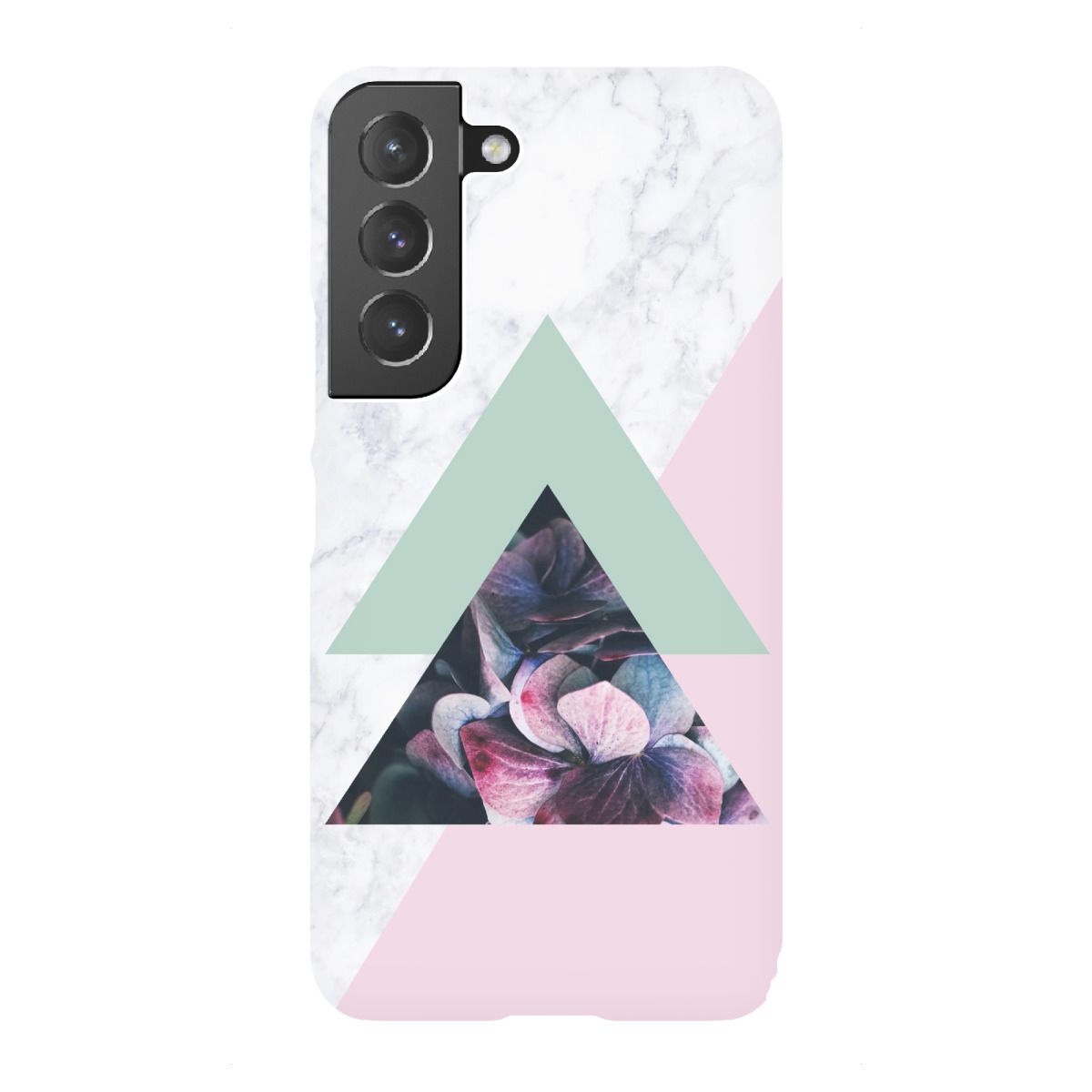 Samsung Galaxy "Geometric Marble Floral" Premium-Case Handyhülle artboxONE