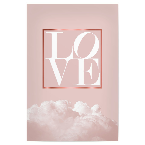 Poster "Love 10" artboxONE - Typografie,Natur,Abstrakt,Liebe,Festivals
