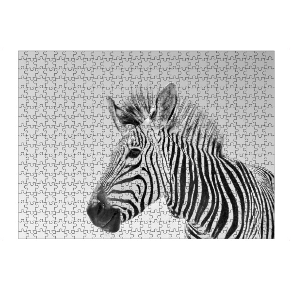 artboxONE Puzzle "Zebra sw 1070697" artboxONE - Tiere,Schwarzweiß,Reise / Afrika
