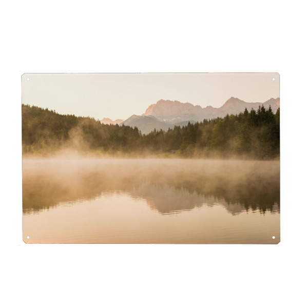 Holzbild "Karwendelmorgen" artboxONE - Natur,Reise