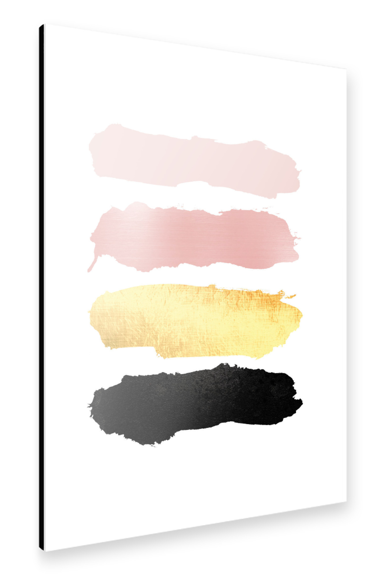 Alu-Dibond "Glam Brushstrokes" 30x20 cm artboxONE