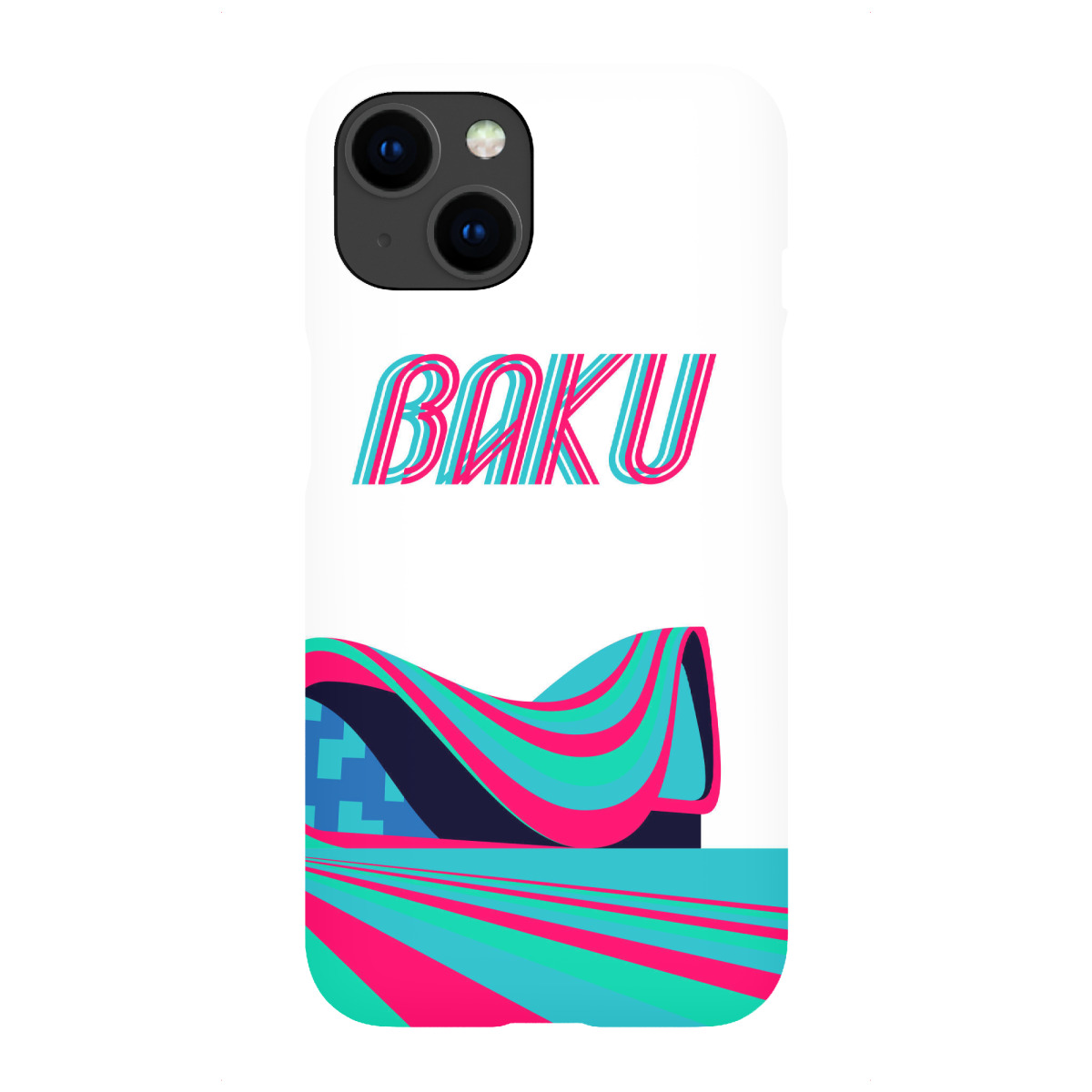 "City of Baku"für iPhone - Premium-Case Handyhülle artboxONE