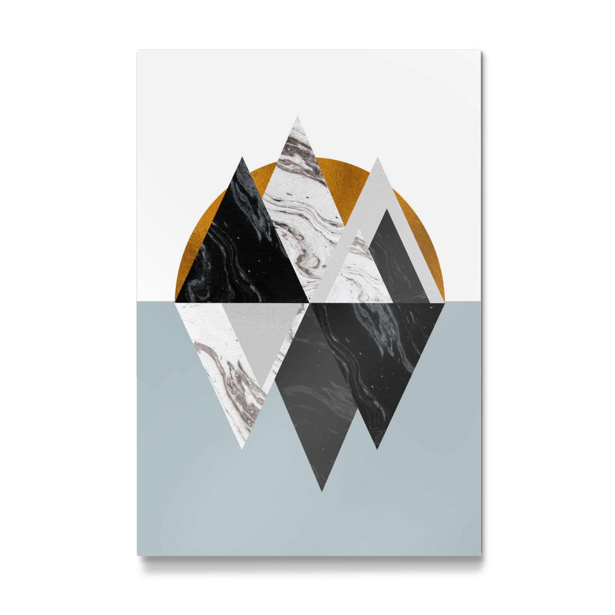 Galerie-Print "Geometric Mountain Landscape 2" 75x50 cm artboxONE