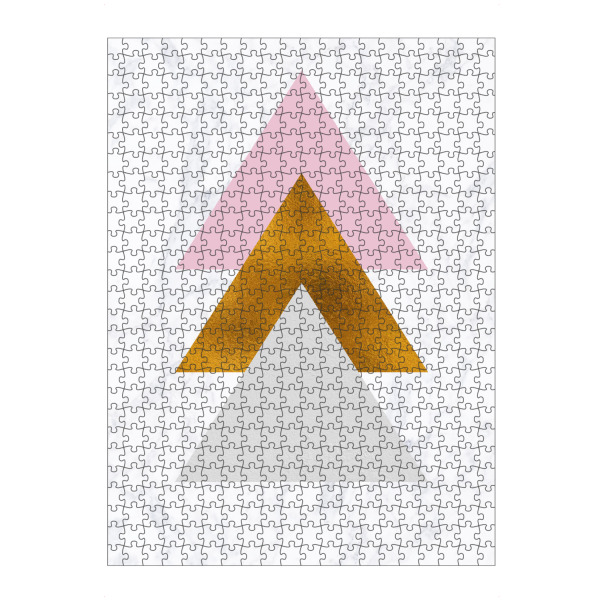 artboxONE Puzzle "Marble Geometric Bronze Foil" artboxONE - Geometrie,Marmor