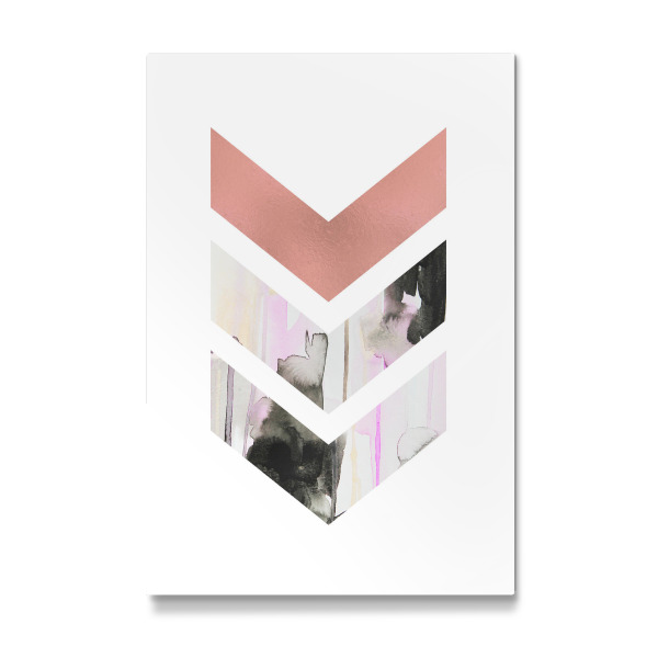 Galerie-Print "Rose Gold Black White Abstract" 30x20 cm artboxONE