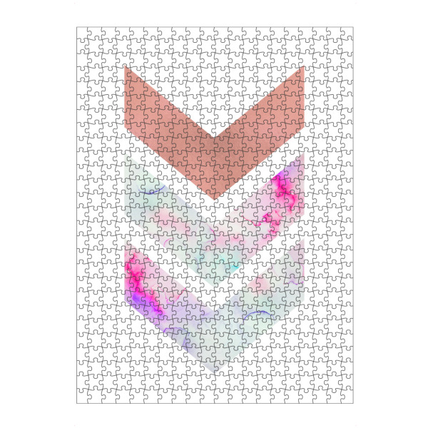 artboxONE Puzzle "Rose Gold Geometric Pink Wall Art" artboxONE - Geometrie