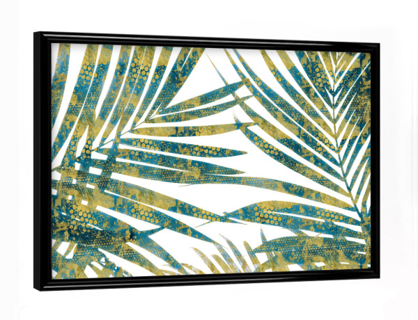 Poster mit schwarzem Rahmen "Baroque Palms" artboxONE - Natur,Floral,Festivals