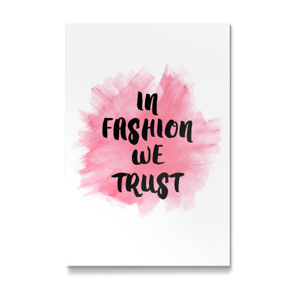 Galerie-Print "In fashion we trust" 30x20 cm artboxONE