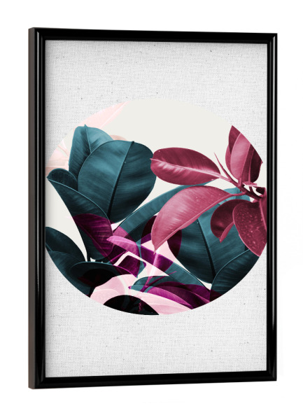 Poster mit schwarzem Rahmen "Exposure 02" artboxONE - Natur,Floral,Abstrakt