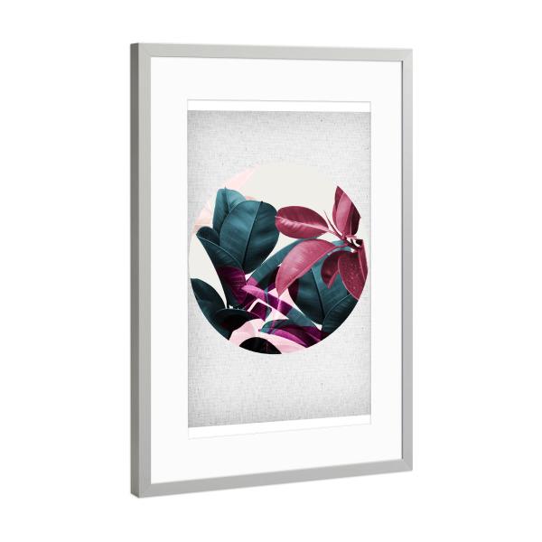 Poster mit Rahmen Silber "Exposure 02" artboxONE - Natur,Floral,Abstrakt