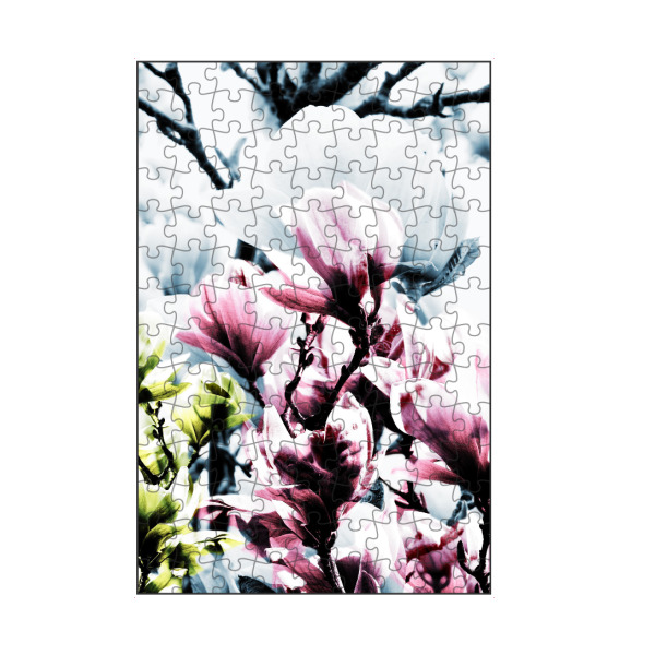 artboxONE Puzzle "Magnolia 01" artboxONE - Natur,Floral - Magnolie,Blume,Blumen,Baum,Natur,Muster,Flowers,Nature,Wiese,Meadow,Strauss,Bouquet