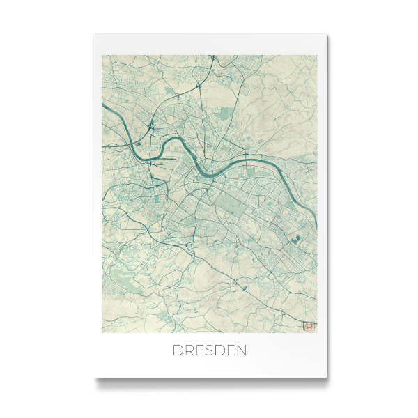 Galerie-Print "Dresden, Deutschland Blue" 30x20 cm artboxONE