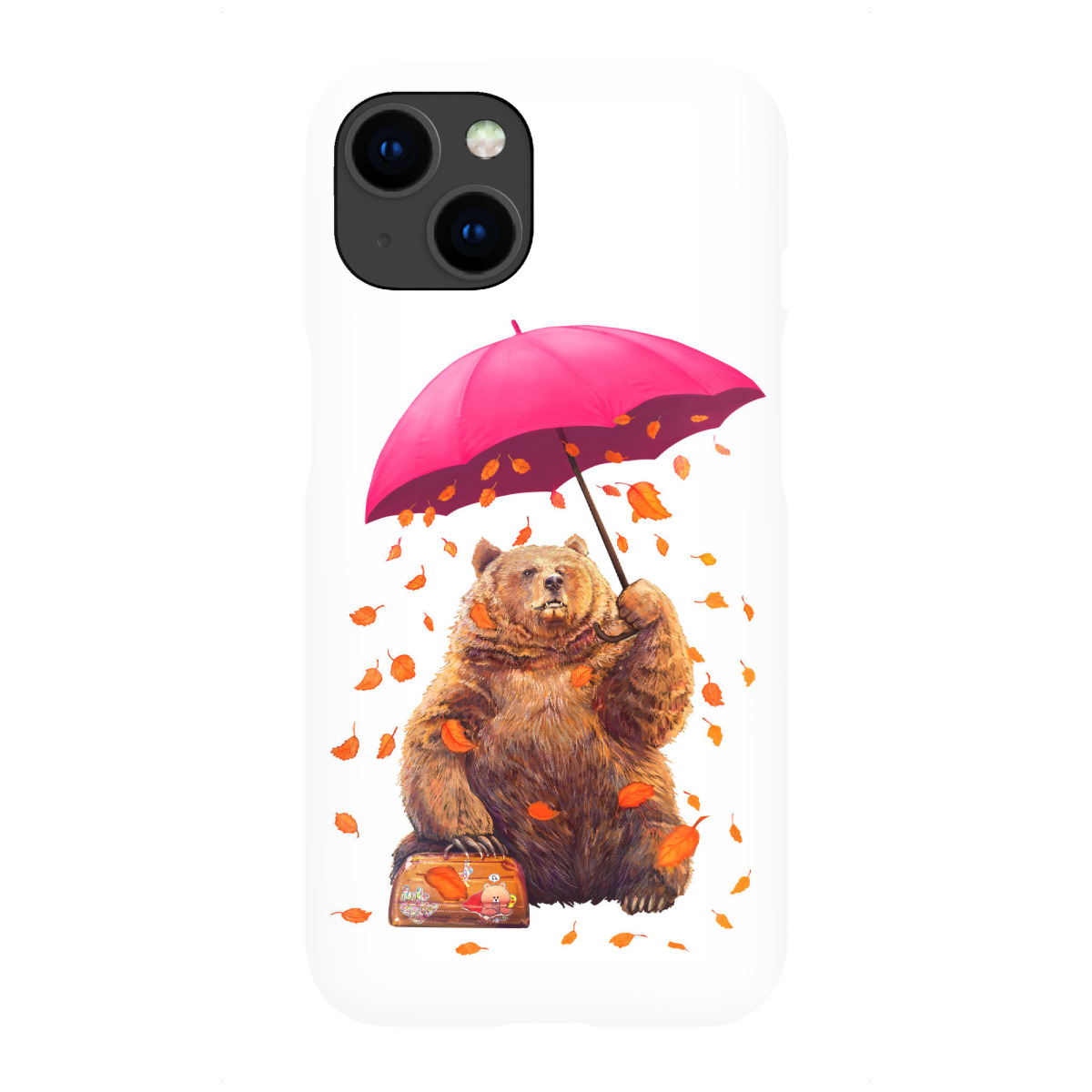 iPhone "Autumn bear" Premium-Case Handyhülle artboxONE