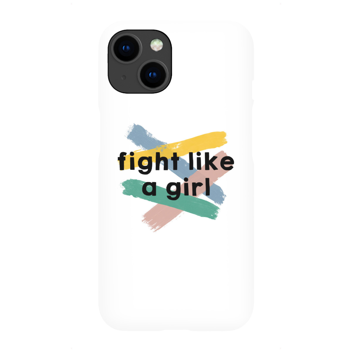 iPhone "Fight Like A Girl" Premium-Case Handyhülle artboxONE