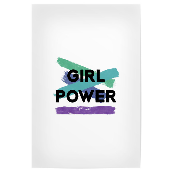 Poster "Girl Power" artboxONE - Typografie,Streetart