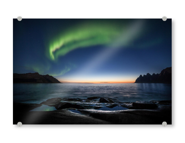 Acrylglasbild "Polarlicht III" artboxONE - Natur,Reise,Reise / Strand und Meer,Reise / Länder