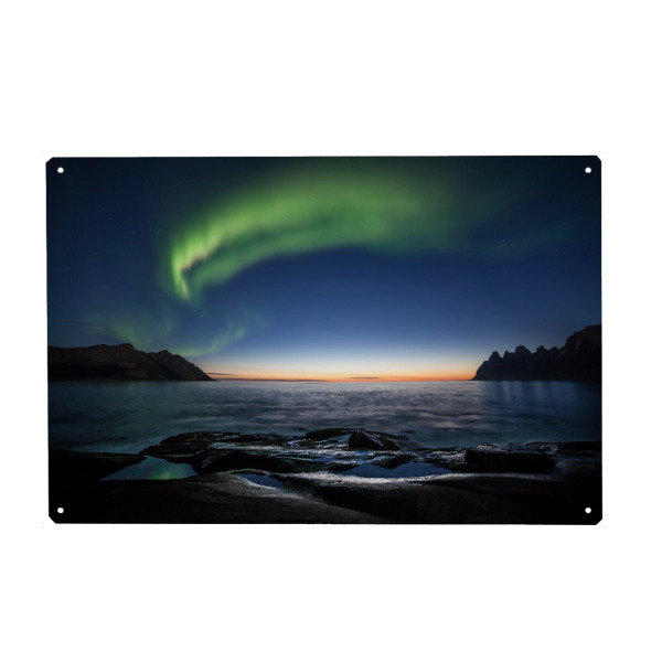 Metall Poster "Polarlicht III" artboxONE - Natur,Reise,Reise / Strand und Meer,Reise / Länder