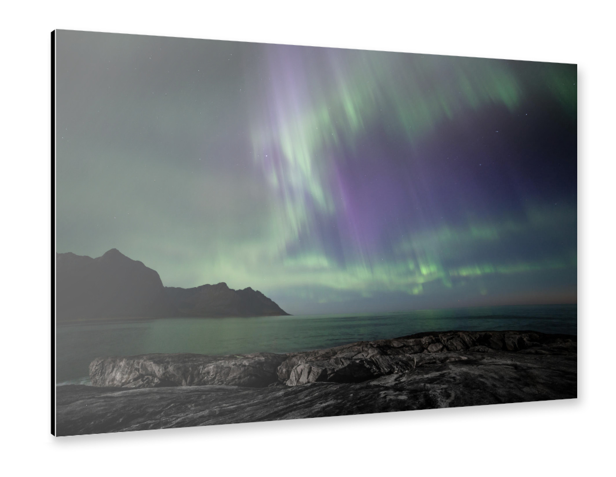 Alu-Dibond "Polarlicht I" 30x20 cm artboxONE
