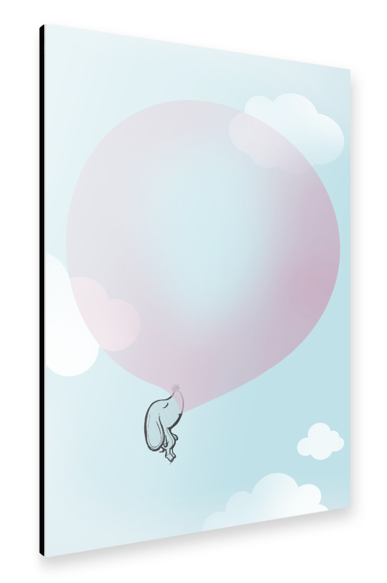 Alu-Dibond "Bubblegum" 30x20 cm artboxONE