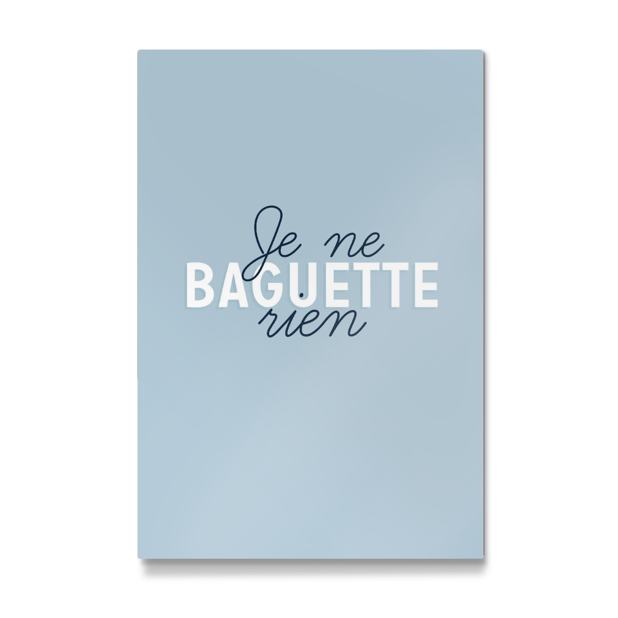 Galerie-Print "Je Ne Baguette Rien" 30x20 cm artboxONE