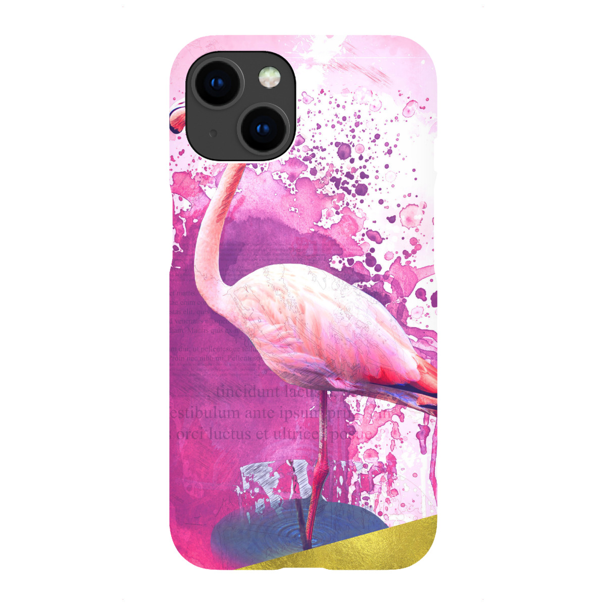 "Hot Pink Flamingo"für iPhone - Premium-Case Handyhülle artboxONE