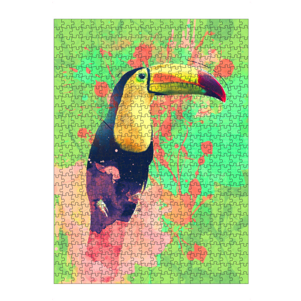 Puzzle Ravensburger "Toucan Exotic Tropical Bird" artboxONE - Reise,Tiere