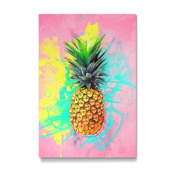 Galerie-Print "Vibrant Tropical Pineapple Summer" 30x20 cm artboxONE