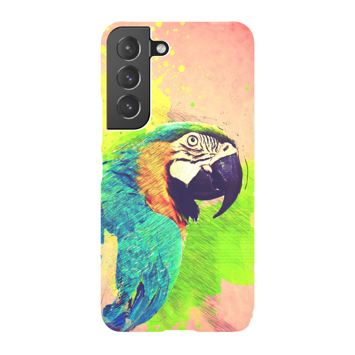 Samsung Galaxy "Colourful Tropical Parrot Artwork" Premium-Case Handyhülle artboxONE