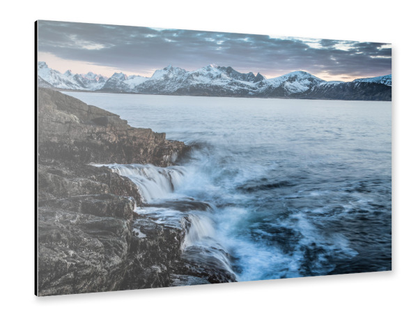 Alu-Dibond "Lofoten Shore" 30x20 cm artboxONE