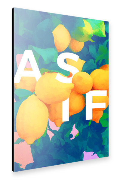 Alu-Dibond "As If 2" 30x20 cm artboxONE