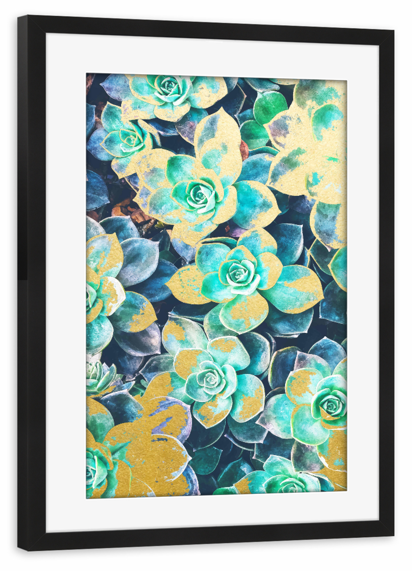 Poster mit Rahmen schwarz "Nurture" artboxONE - Natur,Floral
