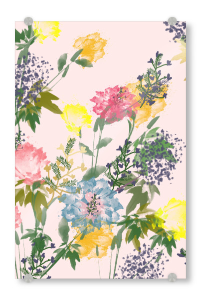 Acrylglasbild "Vivacious" artboxONE - Natur,Floral