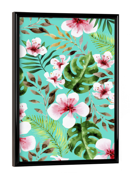 Poster mit schwarzem Rahmen "Lovely V2" artboxONE - Natur,Floral